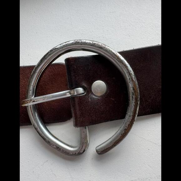 Gap Jeans Leather Belt M - Picture 3 of 4